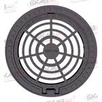 Дождеприемник чугунный усиленный ДУ2 (Д400)-10-12-60 (140) ВЧШГ плавающий с шарниром