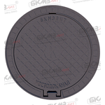 Люк чугунный магистральный ТМ (Д400)-7-9-60 (140) ВЧШГ плавающий с шарниром